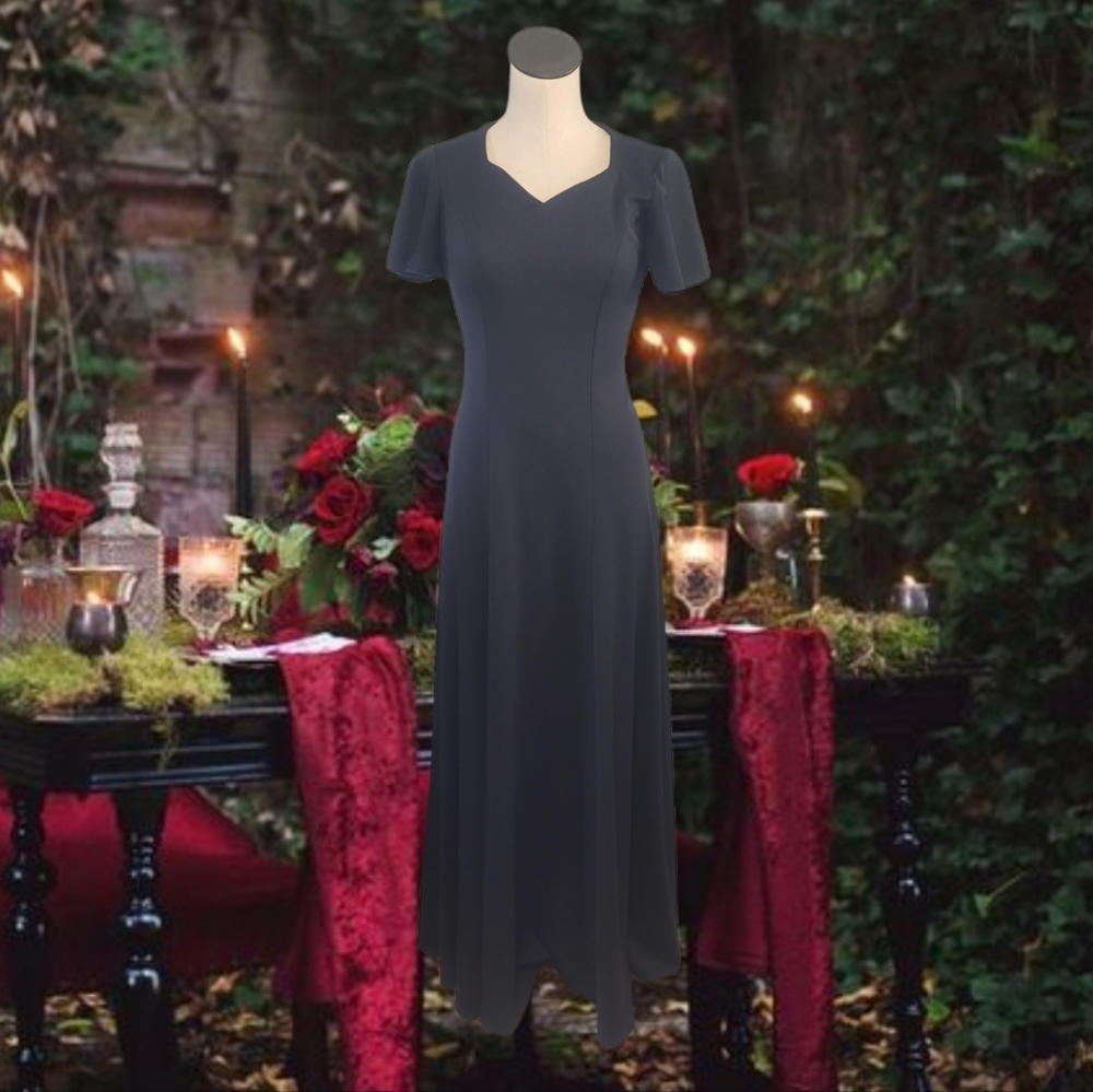 90s Black Formal Dress